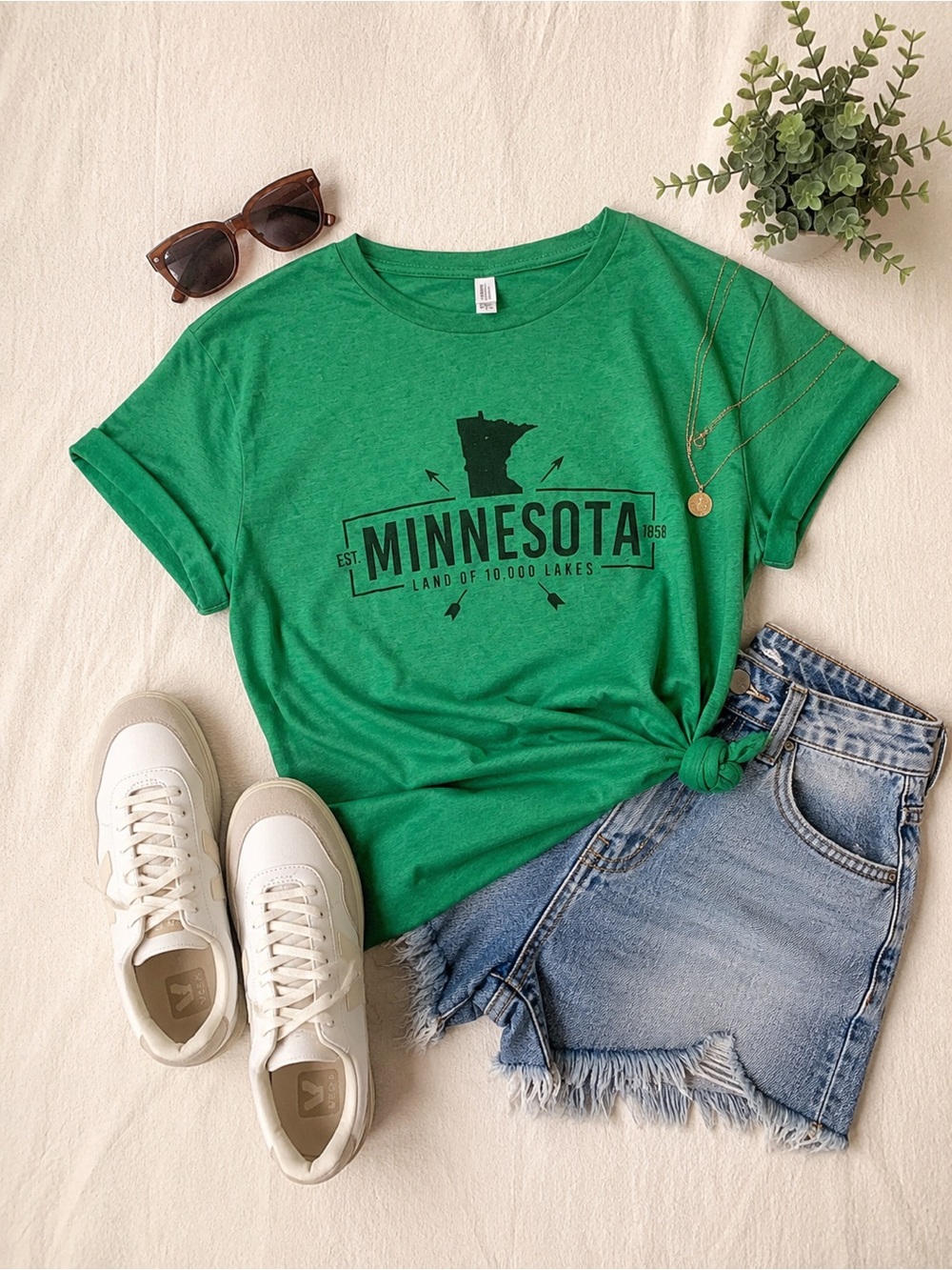 Minnesota Graphic Tee - Green